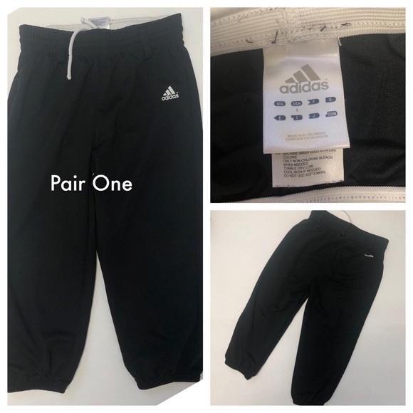 ⭐️TWO PAIR⭐️ ADIDAS boy pants small - Picture 2 of 5